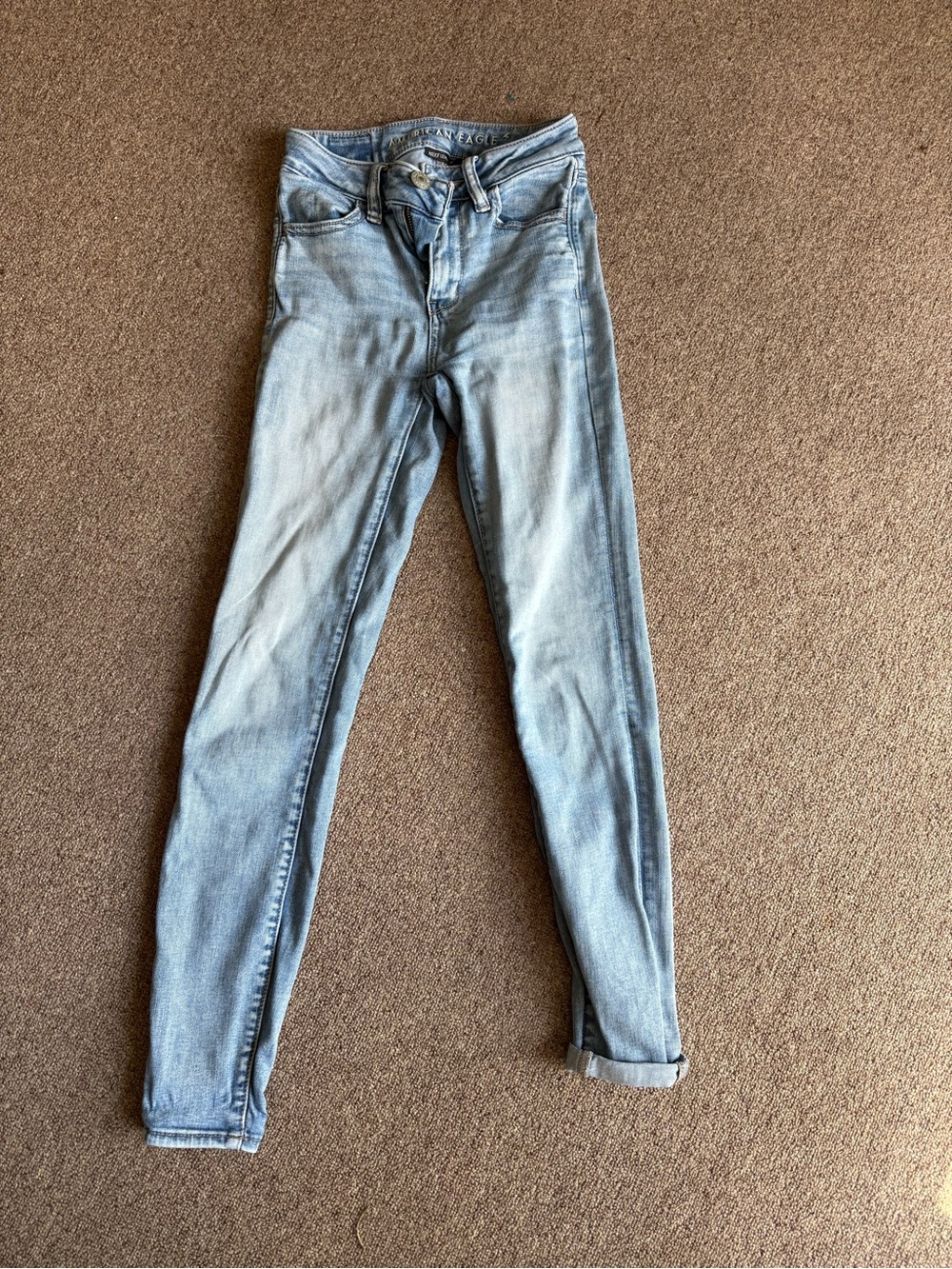 American Eagle Outfitters Light Blue Skinny Jeans